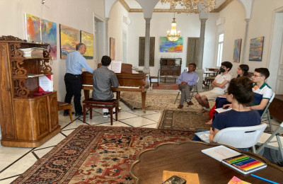 ماستر كلاس عبد الرحمن الباشا في حضور وليد مسلم